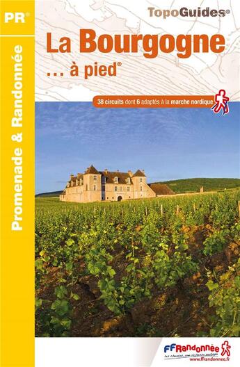 Couverture du livre « La Bourgogne... à pied » de  aux éditions Ffrp