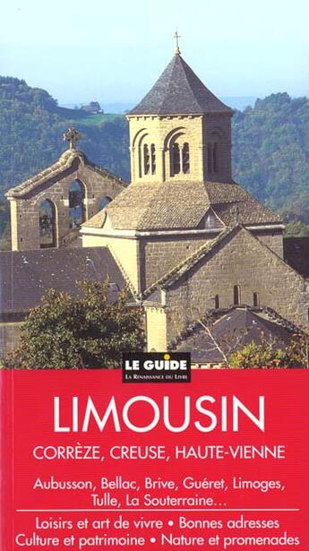 Couverture du livre « Limousin » de  aux éditions Renaissance Du Livre