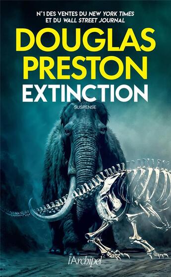 Couverture du livre « Extinction » de Douglas Preston aux éditions Archipel