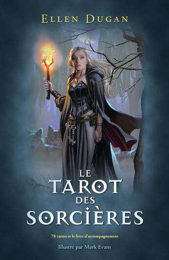 Couverture du livre « Le tarot des sorcières » de Mark Evans et Ellen Dugan aux éditions Contre-dires