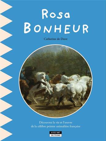 Couverture du livre « Rosa Bonheur : un livre didactique pour tous » de Catherine De Duve aux éditions Kate'art