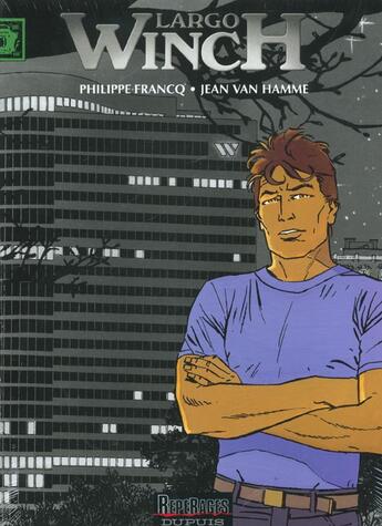 Couverture du livre « Largo Winch : coffret vol.1 : Tomes 1 et 2 : l'héritier ; le groupe W » de Jean Van Hamme et Philippe Francq aux éditions Dupuis