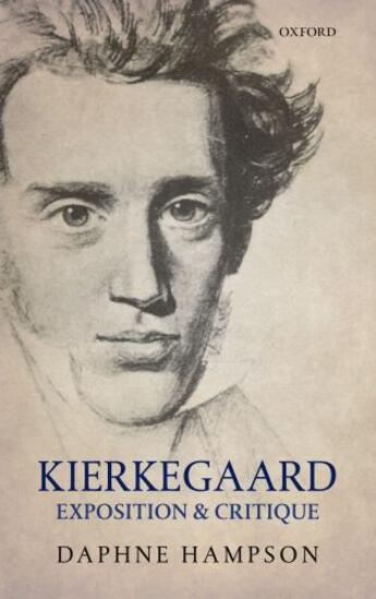 Couverture du livre « Kierkegaard: Exposition & Critique » de Hampson Daphne aux éditions Oup Oxford