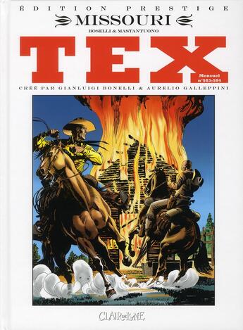 Couverture du livre « Tex ; t.583 et t.584 ; Missouri » de Mauro Boselli et Corrando Mastantuono aux éditions Clair De Lune