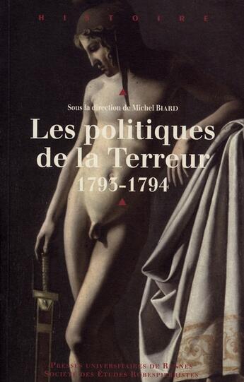 Couverture du livre « POLITIQUES DE LA TERREUR » de Pur aux éditions Pu De Rennes