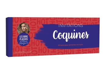 Couverture du livre « Chéquier invitations coquines Clara Morgane » de Clara Morgane aux éditions Blanche