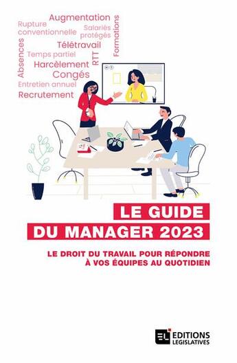 Couverture du livre « Guide du manager 2023 (6e édition) » de  aux éditions Editions Legislatives