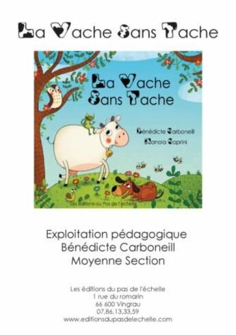 Couverture du livre « Fichier MS ; la vache sans tâche » de B Carboneill aux éditions Pemf