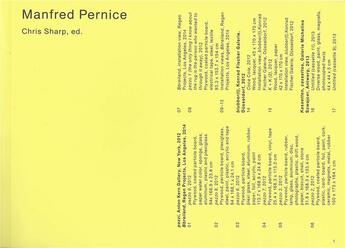 Couverture du livre « Manfred Pernice » de Manfred Pernice aux éditions Mousse Publishing