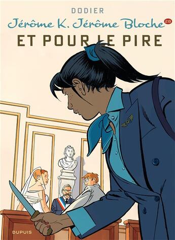 Couverture du livre « Jérôme K. Jérôme Bloche Tome 28 : et pour le pire » de Dodier aux éditions Dupuis