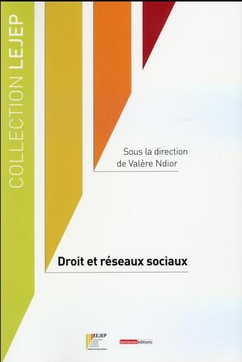 Couverture du livre « Droit et réseaux sociaux » de  aux éditions Lejep