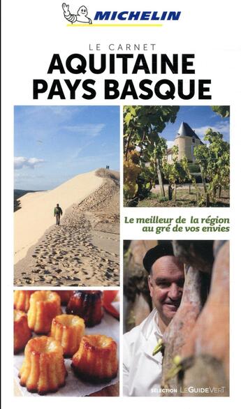 Couverture du livre « Aquitaine, Pays basque » de Collectif Michelin aux éditions Michelin