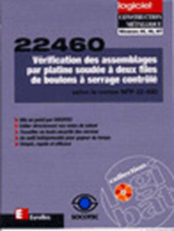 Couverture du livre « Logiciel 22460(logibat) » de Socotec aux éditions Eyrolles