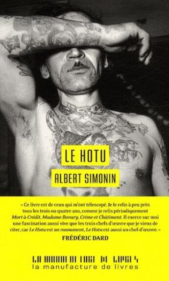 Couverture du livre « Le hotu » de Albert Simonin aux éditions La Manufacture De Livres