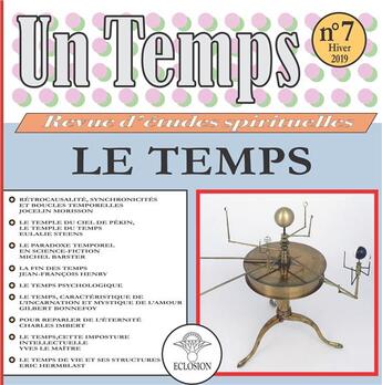 Couverture du livre « Un temps n.7 ; le temps » de  aux éditions Eclosion