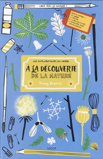 Couverture du livre « À la découverte de la nature ; coffret » de Jenny Bowers aux éditions Vigot