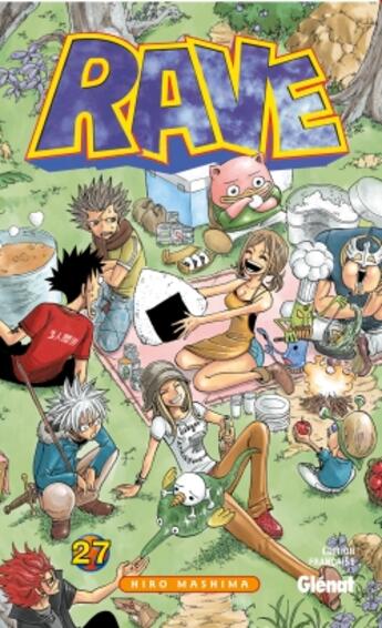 Couverture du livre « Rave Tome 27 » de Mashima aux éditions Glenat