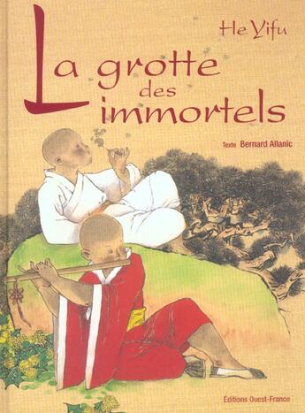 Couverture du livre « La grotte des immortels » de Bernard Allanic aux éditions Ouest France