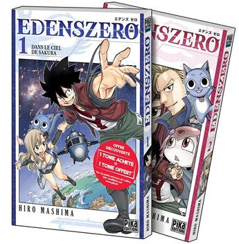 Couverture du livre « Edens zero Tome 1 » de Hiro Mashima aux éditions Pika