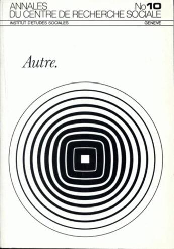 Couverture du livre « Autre, éducation impossible... réflexion critique sur une pratique éducative » de Pierre Duc et Jose Oberson et Alain Boss aux éditions Ies