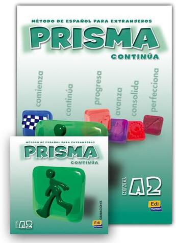 Couverture du livre « Prisma ; continúa ; método de Espanol para extranjeros » de Ruth Vazquez Fernandez et Maria Ruiz De Gauna Moreno et Marisa Reig Sanchez Sanchez et Silvia Nicolas Munoz et Oliva Rom aux éditions Edinumen