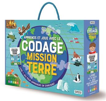 Couverture du livre « Apprends et joue avec le codage : mission terre » de Alfonsi Gioia aux éditions Sassi