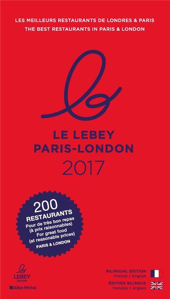 Couverture du livre « Le Lebey Paris-London » de  aux éditions Albin Michel