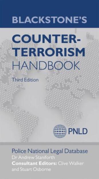 Couverture du livre « Blackstone's Counter-Terrorism Handbook » de Police National Legal Database (Pnld) aux éditions Oup Oxford