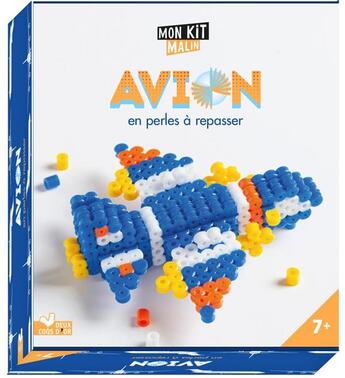 Couverture du livre « Avion en perles à repasser » de  aux éditions Deux Coqs D'or