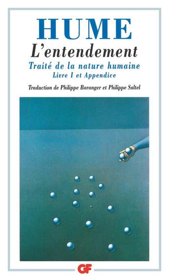 Couverture du livre « L'entendement, traité de la nature humaine Tome 1 et appéndice » de David Hume aux éditions Flammarion