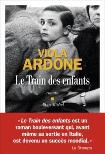 Couverture du livre « Le train des enfants » de Viola Ardone aux éditions Albin Michel