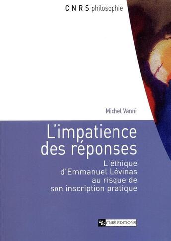 Couverture du livre « Impatience des reponses » de  aux éditions Cnrs