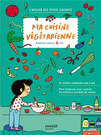 Couverture du livre « Ma cuisine végétarienne » de  aux éditions Mango