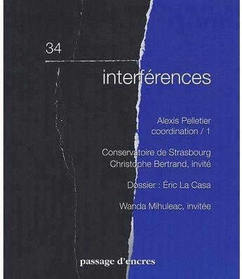 Couverture du livre « Interférences » de  aux éditions Dispute