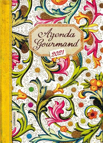 Couverture du livre « Agenda gourmand (édition 2021) » de  aux éditions Les Cuisinieres