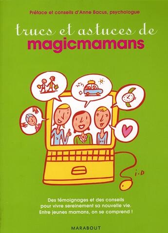 Couverture du livre « Trucs et astuces de magicmaman » de Magicmamans aux éditions Marabout