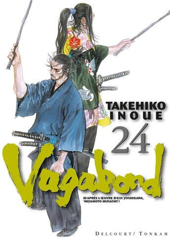 Couverture du livre « Vagabond Tome 24 » de Takehiko Inoue aux éditions Delcourt