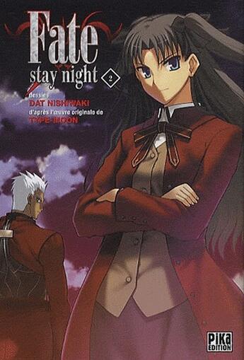 Couverture du livre « Fate stay night Tome 2 » de Dat Nishiwaki et Type-Moon aux éditions Pika