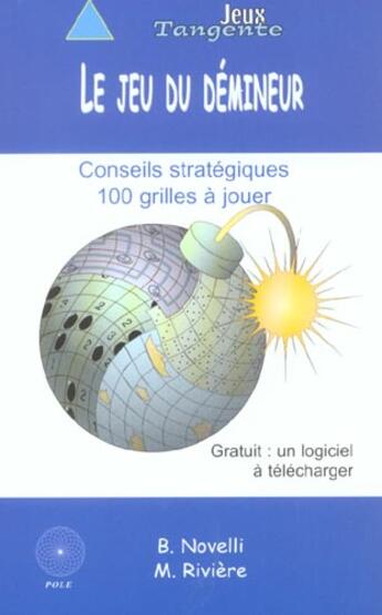 Couverture du livre « Le jeu du demineur » de Novelli aux éditions Pole