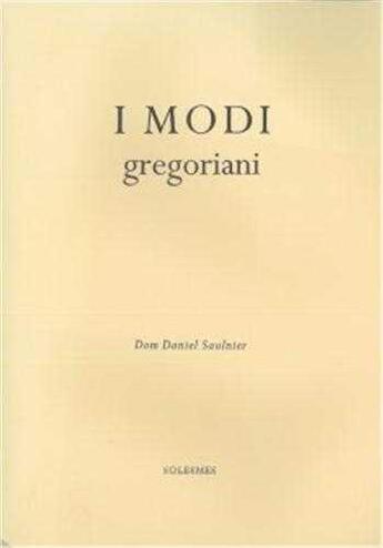 Couverture du livre « I modi gregoriani » de  aux éditions Solesmes