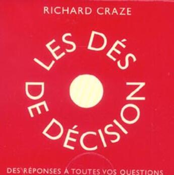 Couverture du livre « Des de decision » de Richard Craze aux éditions Roseau