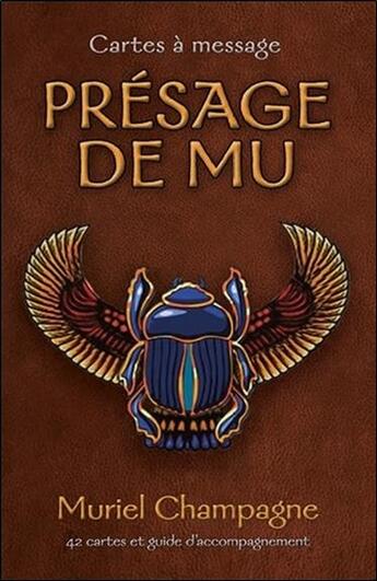 Couverture du livre « Présage de Mu ; cartes à message » de Muriel Champagne aux éditions Ada