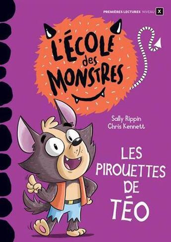 Couverture du livre « Les pirouettes de Téo » de Sally Rippin et Chris Kennett aux éditions Dominique Et Compagnie