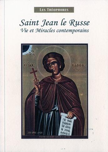 Couverture du livre « Saint jean le russe » de Moniale Nectaria aux éditions Cerf