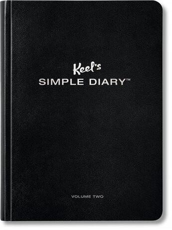 Couverture du livre « Keel's simple diary t.2 ; black » de Philipp Keel aux éditions Taschen