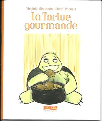 Couverture du livre « La tortue gourmande » de Sy Virginie Mouanda aux éditions Wa'wa