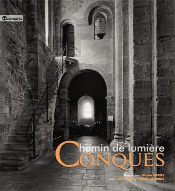 Couverture du livre « Conques, chemin de lumière » de Axel Kahn et Olivier Meriel et Sylvain Lagarde aux éditions As3