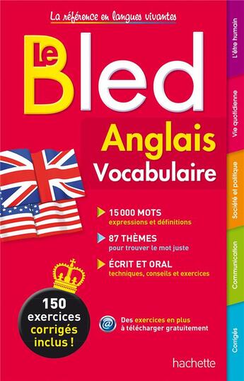Couverture du livre « BLED ; vocabulaire ; anglais » de E Bled et A Sussel et O Bled aux éditions Hachette Education