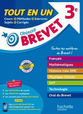 Couverture du livre « Objectif brevet - tout-en-un » de Philippe Rousseau aux éditions Hachette Education