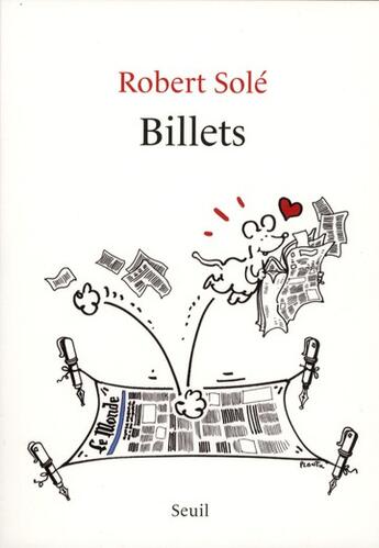 Couverture du livre « Billets » de Robert Sole aux éditions Seuil